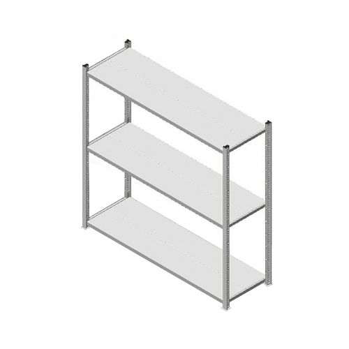 GS3 Magazijnstelling 3 etages, beginsectie