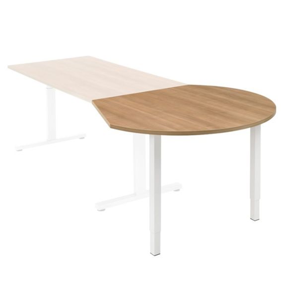 Aanbouw druppel met Havanna blad en witte poten
