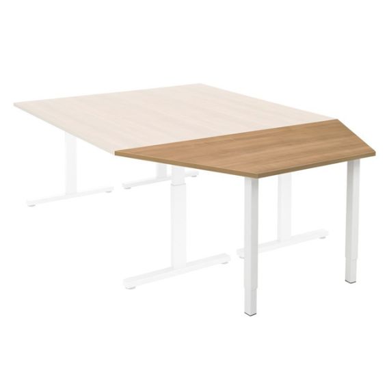 Start aanbouw Trapezium 160 cm breed en 80 cm diep