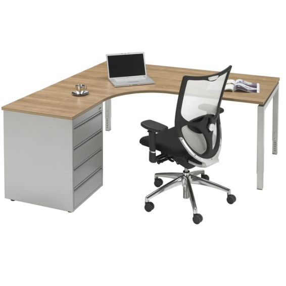Start Nevada wingbureau 180 x 120/80 cm met een havanna blad
