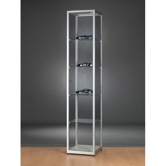 Vitrinekast WMS H400 aluminium