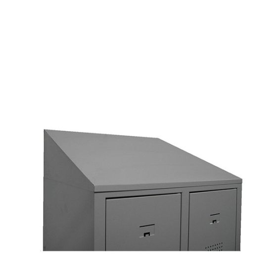 Schuin opzetblad voor lockers en garderobekasten