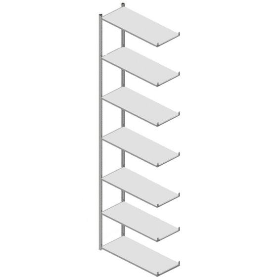 GS3 legbordstelling 7 etages - aanbouwsectie