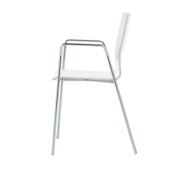 Design stoel Lucca 4-poots met armleggers