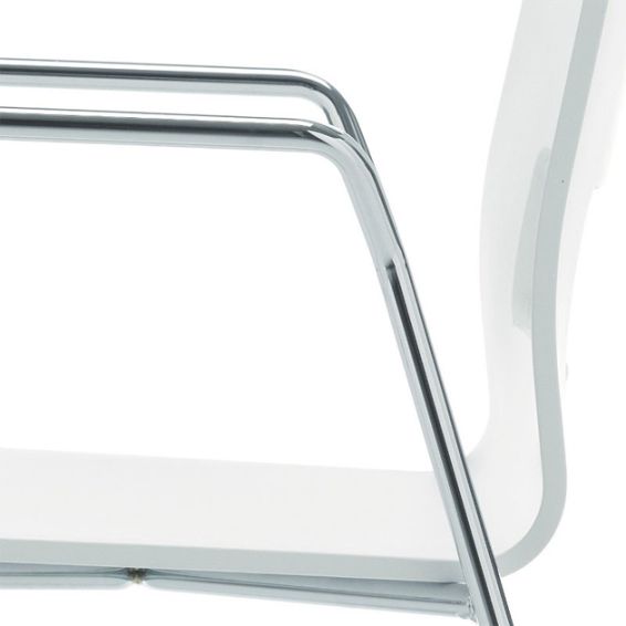 Design stoel Lucca 4-poots met armleggers