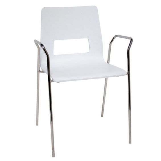 Design stoel Lucca 4-poots met armleggers