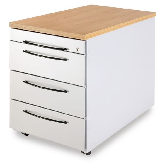 Huislijn Basic ladenblok type 05, 60 cm diep met 3 laden en een pennenlade.