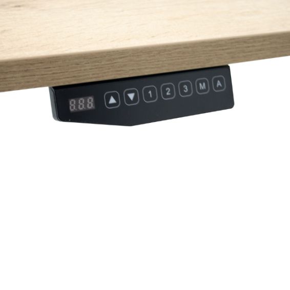 Zit-sta bureau met ergonomische bureaustoel - thuiswerkset Comfort
