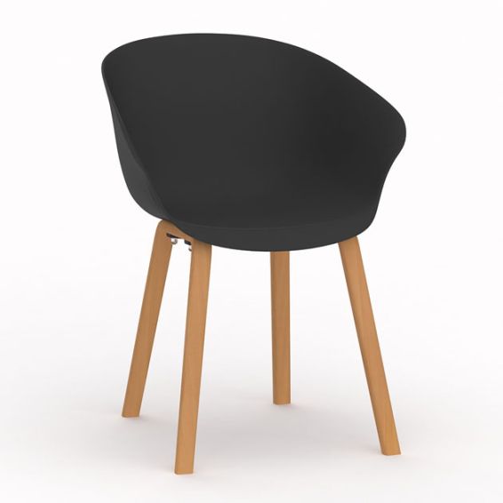 Multi Ratio Design stoel Hop zwart