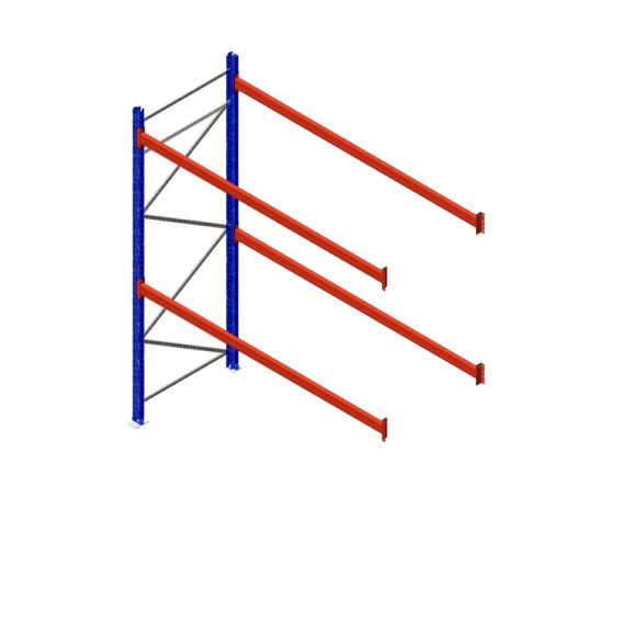 Tegometall palletstelling aanbouwsectie