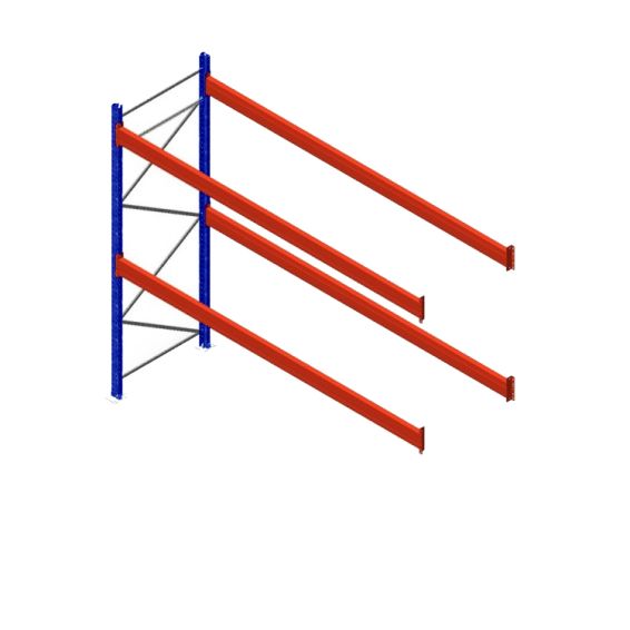 Tegometall palletstelling aanbouwsectie