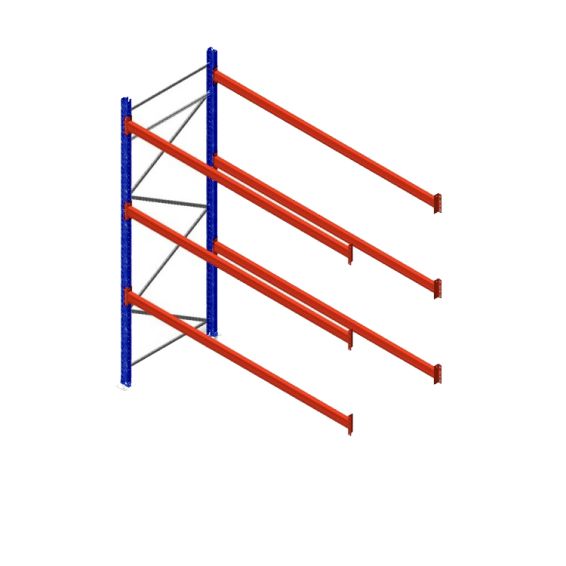 Tegopmetall palletstelling aanbouwsectie