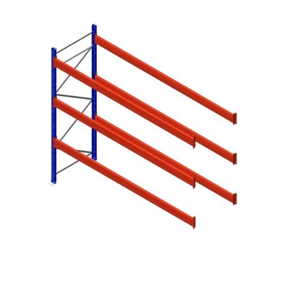 Tegometall palletstelling aanbouwsectie
