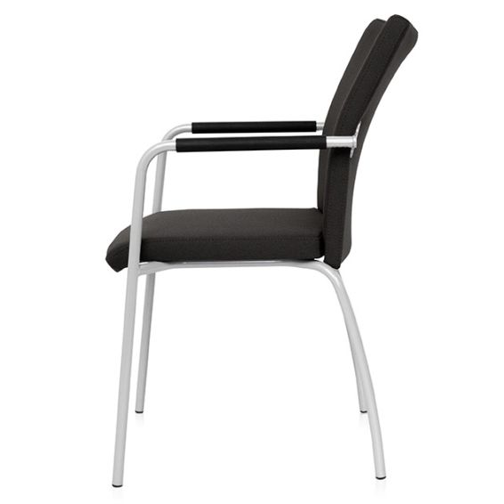 Stoel Alfa met 4-poots frame - hoge rug