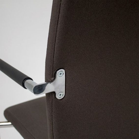 Stoel Alfa - hoge rug - sledeframe