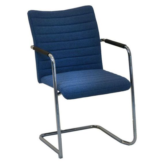 Stoel Alfa - hoge rug - sledeframe