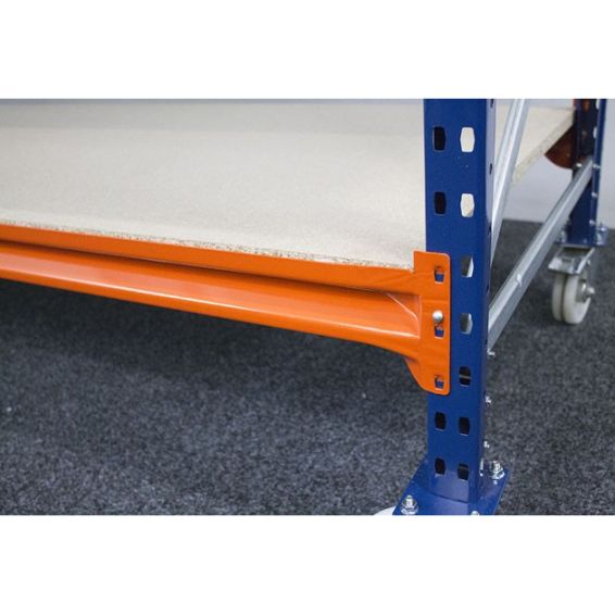 Verrijdbare werkbank MR22 met multiplex werkblad 215 x 95 cm