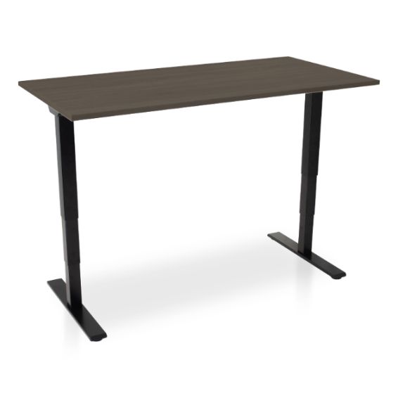 Zit-sta bureau met ergonomische bureaustoel - thuiswerkset Comfort