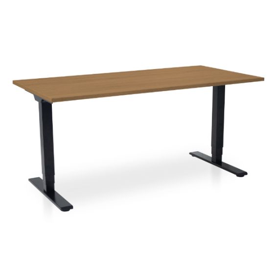 Zit-sta bureau met ergonomische bureaustoel - thuiswerkset Comfort