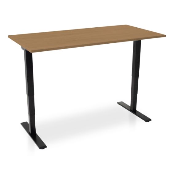 Zit-sta bureau met ergonomische bureaustoel - thuiswerkset Comfort