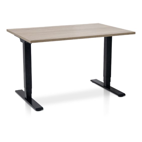 Thuiswerkset zit-sta bureau met ergonomische bureaustoel Comfort