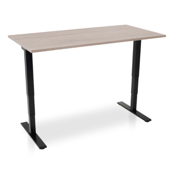 Zit-sta bureau met ergonomische bureaustoel - thuiswerkset Comfort