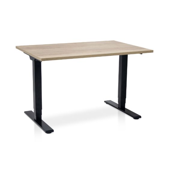 Thuiswerkset zit-sta bureau met ergonomische bureaustoel Comfort
