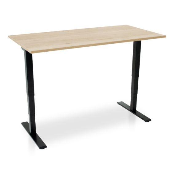Zit-sta bureau met ergonomische bureaustoel - thuiswerkset Comfort