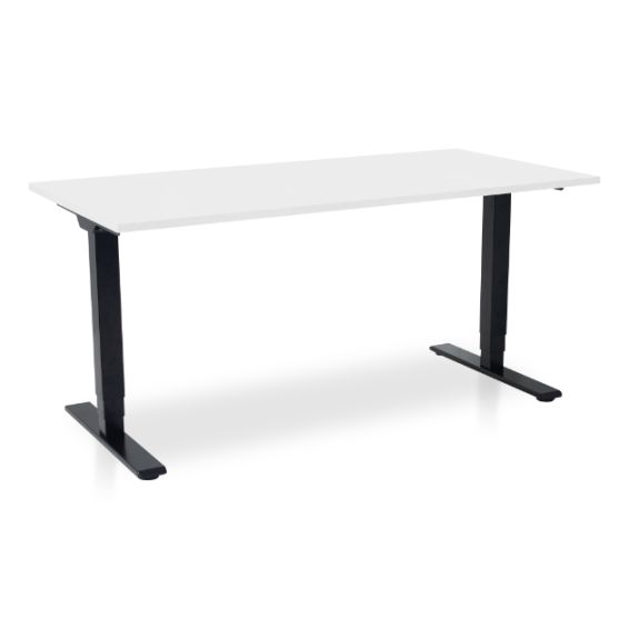 Zit-sta bureau met ergonomische bureaustoel - thuiswerkset Comfort