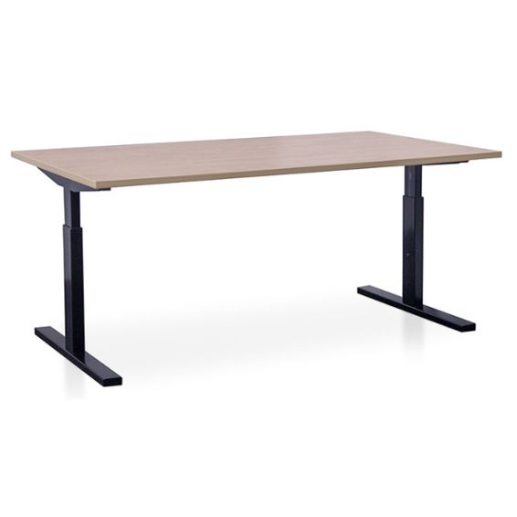 Start Pintado rechthoekbureau 200 x 100 met wild peren blad en zwarte poten