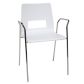 Design stoel Lucca 4-poots met armleggers