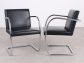 Leren design stoel Knoll Brno