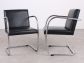 Leren design stoel Knoll Brno