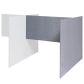Akoestische scheidingswand H-opstelling aanbouw 140 cm hoog