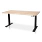 Zit sta bureau elektrisch Lineaflex MRC PRO massief eiken boomstam blad 160x80cm
