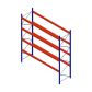Tegometall palletstelling CI85 3000x3300x1100 mm (hxbxd)