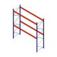 Tegometall palletstelling CI85 4000x3600x1100 mm (hxbxd)