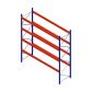 Tegometall palletstelling CI85 4000x3600x1100 mm (hxbxd)