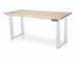 Zit sta bureau elektrisch Lineaflex MRC PRO Solid massief eiken boomstam blad 160x80 cm
