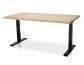 Zit sta bureau elektrisch Lineaflex MRC PRO massief eiken blad 140x80 cm
