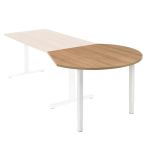 Aanbouw druppel met Havanna blad en witte poten