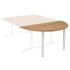 Start aanbouw halfrond 160 cm breed bij 80 cm diep