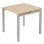 Start Nevada rechthoek bureau 80 x 80 cm met wildperen blad