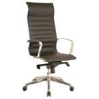 Design bureaustoel Marseille met fraaie chromen accenten