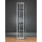 Vitrinekast WMS H400 aluminium