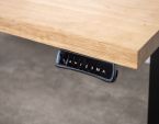Zit sta bureau elektrisch Lineaflex MRC PRO massief eiken blad 180x90 cm