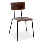 Stoel Veda dark oak 