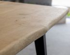 Zit sta bureau elektrisch Lineaflex MRC PRO massief eiken boomstam blad 160x80cm