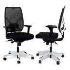 Bureaustoel Actiflexx Weave met wit voetenkruis