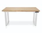 Zit sta bureau elektrisch Lineaflex MRC PRO Solid massief eiken blad 120x80 cm 
